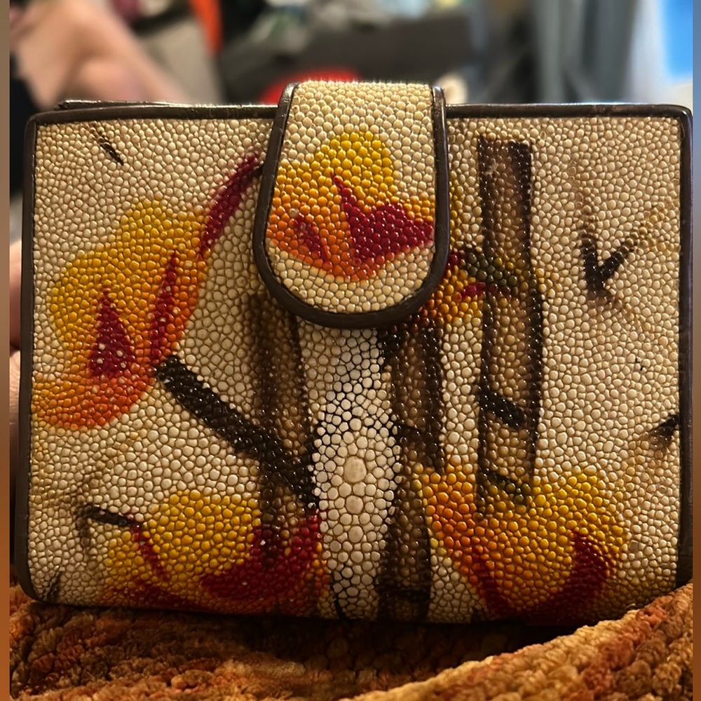 Coni Cocci wallet - GENUINE STINGRAY SKIN